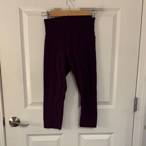 Lululemon Athletica Purple Crop Leggings